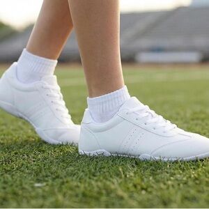 👟Lesove White Cheer Dance Athletic Girl Shoes | Good Condition | Size EU 28